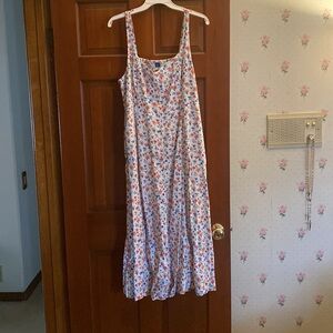 American floral maxi dress